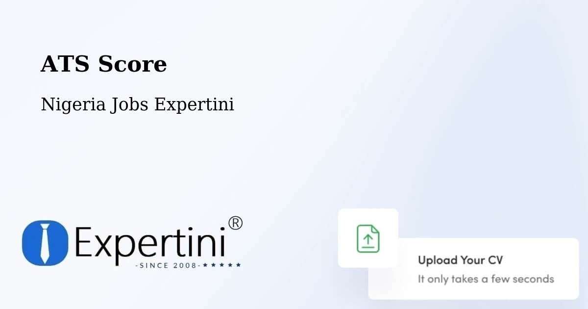 Resume ATS Score & Job Description Match Tool – Goniri - Nigeria Jobs Expertini