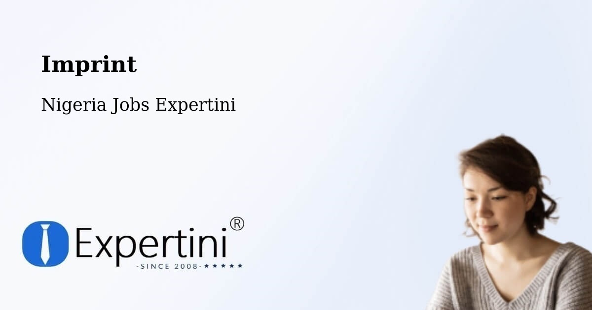 Imprint – Goniri - Nigeria Jobs Expertini